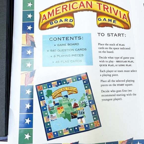 American Trivia Board Game Outset Media American History Classical Education - Picture 9 of 9